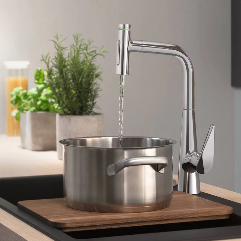 Дошка кухонна Hansgrohe F15, горіх (40960000) - Фото 2