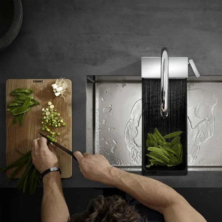 Кухонна дошка Hansgrohe F16, oak (40961000) - Фото 2