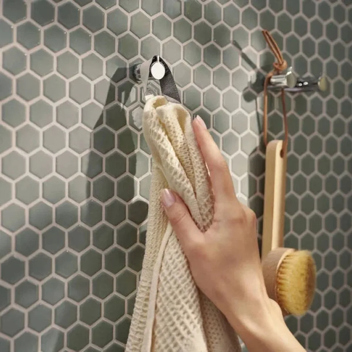 Крючок Hansgrohe AddStoris S 3х1.7 см, Chrome (41762000) - Фото 2
