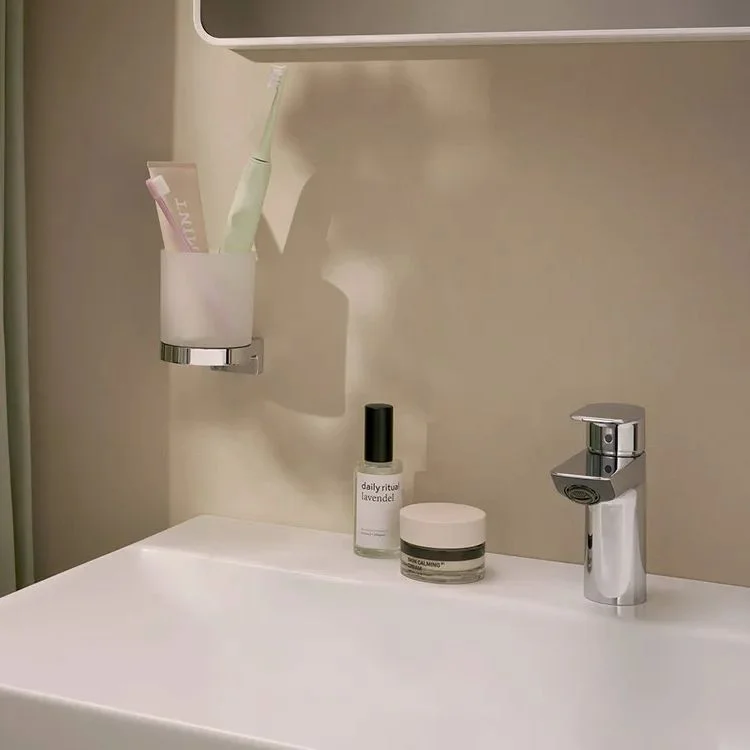 Склянка підвісна Hansgrohe AddStoris S, Chrome/скло (41769000) - Фото 2
