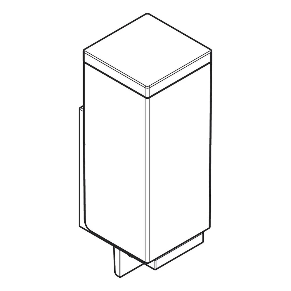Дозатор жидкого мыла AXOR Universal Rectangular, Chrome (42610000) - Фото 2