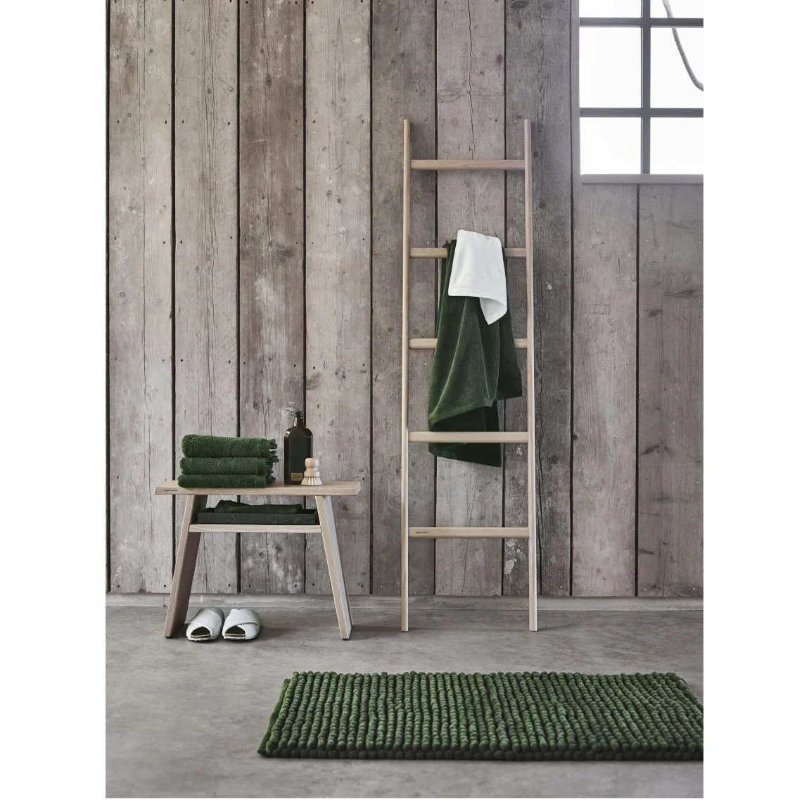 Килимок для ванної Aquanova Axel, 60x100 cm, Moss (AXEBMM-125) - Фото 2