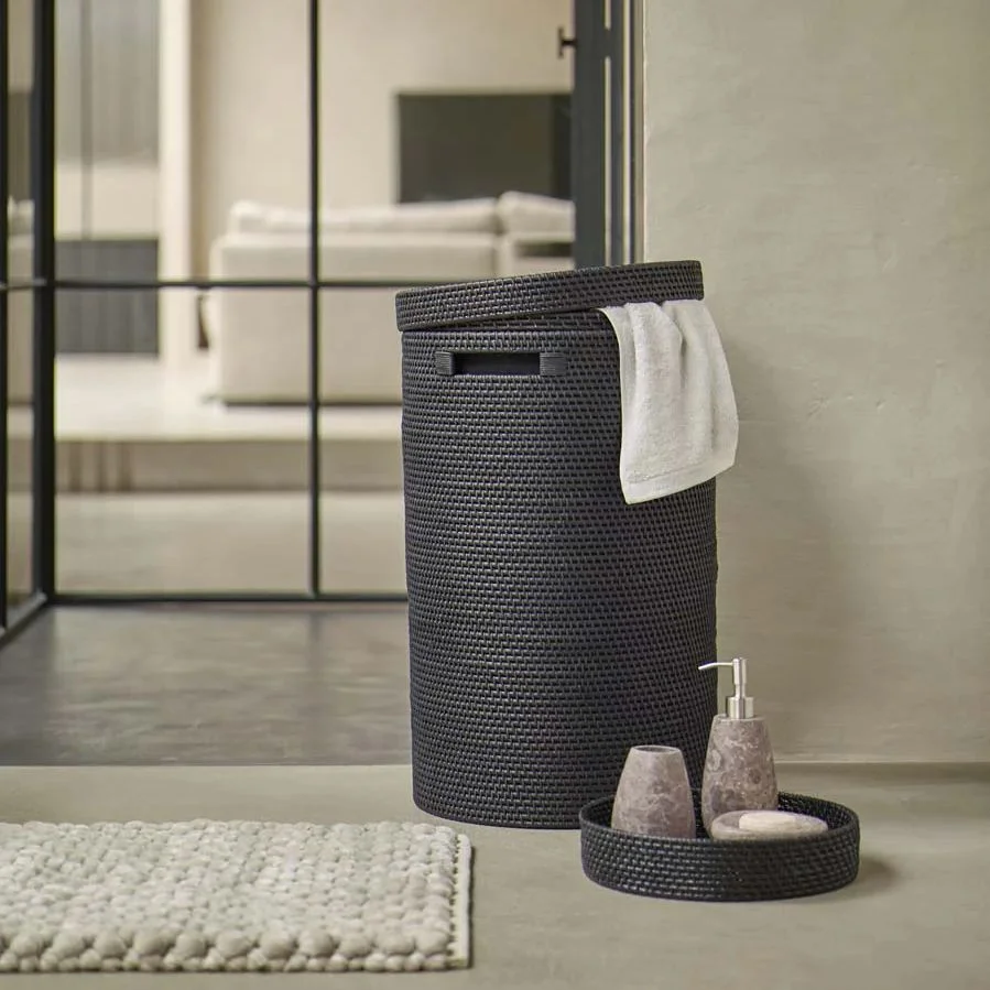 Корзина для хранения с крышкой Aquanova Cino, Black (CINLAD-09) - Фото 4