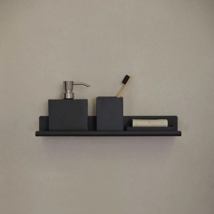 Полиця Aquanova Cyra, 40x11,5x5 cm, Black (CYRWSM-09) - Фото 2