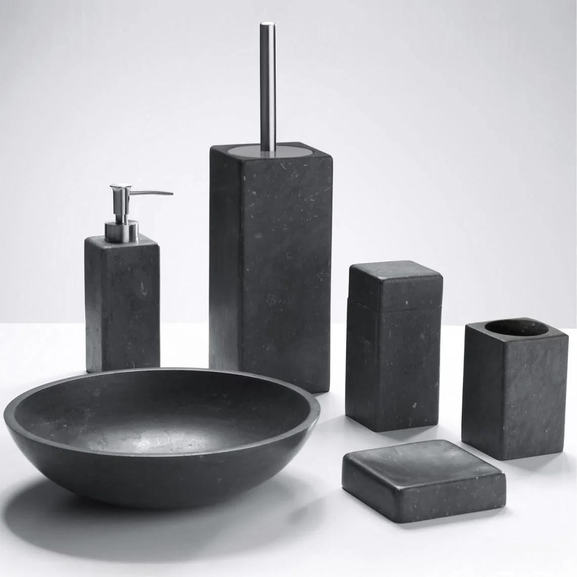 Ваза Aquanova Hammam, D 25x7 cm, Dark grey (HAMBOW-98) - Фото 2