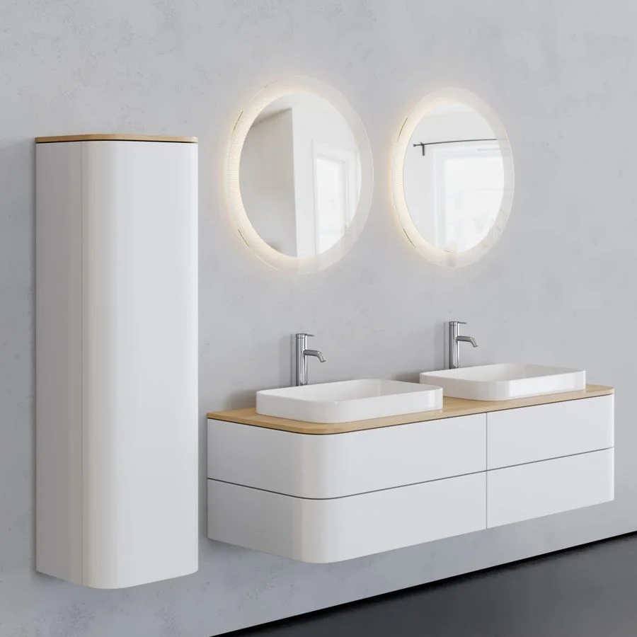 Дзеркало з підсвічуванням Duravit Happy D.2 Plus 900 мм (HP7481S0000) - Фото 2