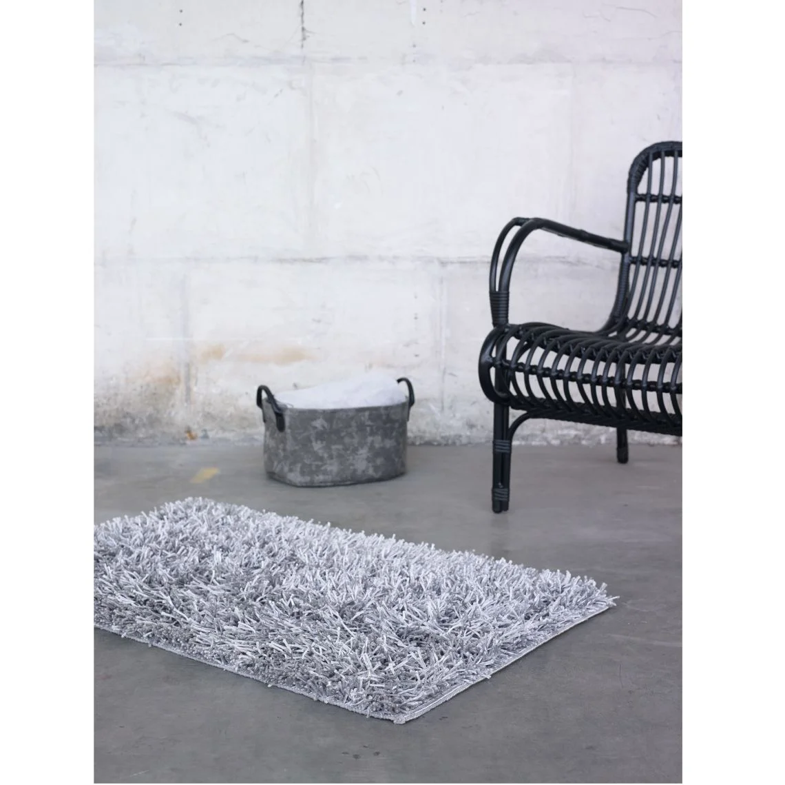 Килимок для ванної Aquanova Kemen, 60x100 cm, Silver grey (KEMBMM-95) - Фото 2