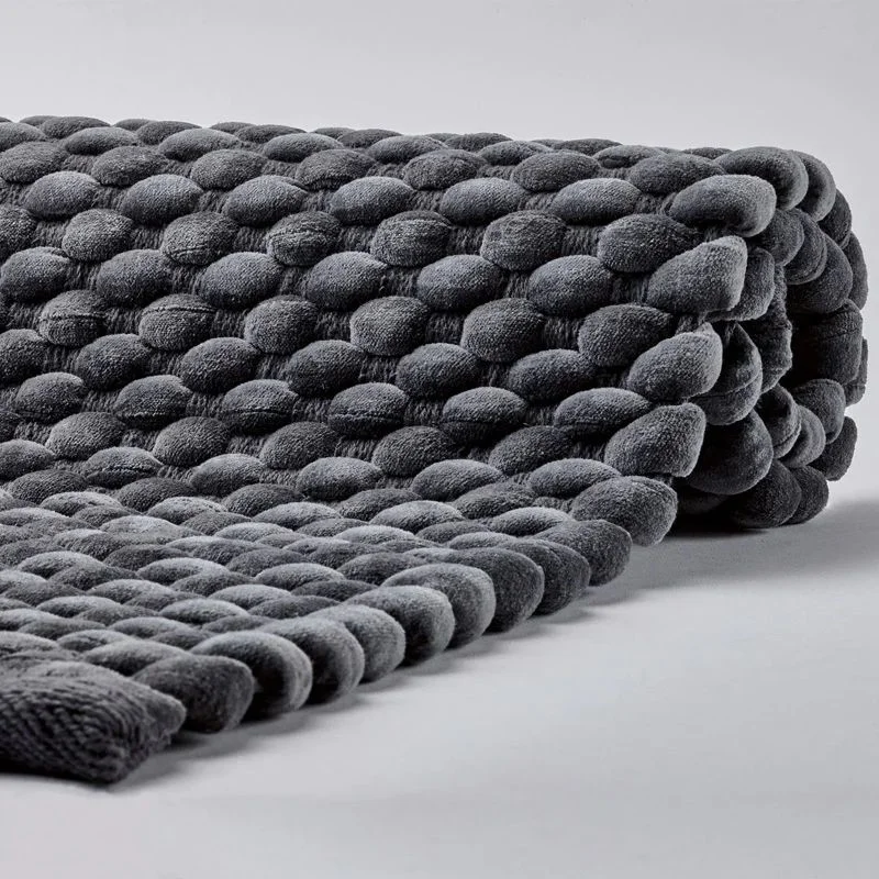 Коврик для ванной Aquanova Maks 60x100 см, Dark grey (MAKBMM-98) - Фото 3