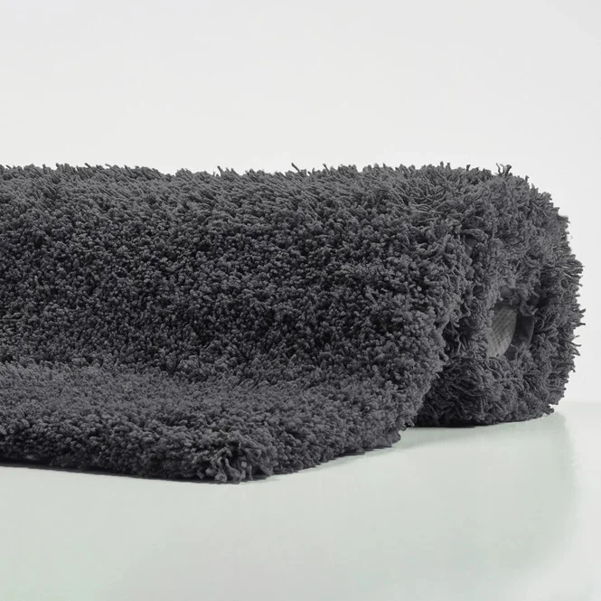 Коврик для ванной Aquanova Musa круглый d 80 cm, Caviar (MUSBMR-633) - Фото 2