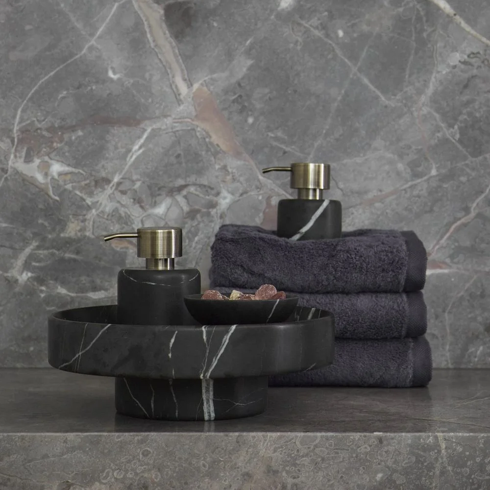 Дозатор для рідкого мила Aquanova Nero Small, Black (NERDIS-09) - Фото 2