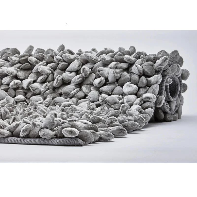 Килимок для ванної Aquanova Rocca 70x120 cm, Silver grey (ROCBML-95) - Фото 2