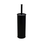 Щетка для унитаза NOFER из нержавеющей стали, глянец, Black finish (09059.N) - Фото 1