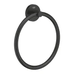Полотенцедержатель Grohe Essentials кольцо, черный матовый (1024612430) - Фото 1