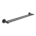 Рушникотримувач Grohe Essentials подвійний, 654 мм, чорний матовий (1024732430) - Фото 1
