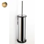 Щетка для унитаза Sonia Tecnoproject Brushed Gold 103х363х152 мм, золото матовое (183524) - Фото 1