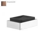 Мыльница Gessi Rettangolo, настенная, черная, Copper Bruched PVD (20802708) - Фото 1