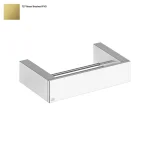 Контейнер для предметів Gessi Rettangolo, настінний, Bruched Brass PVD (20804727) - Фото 1