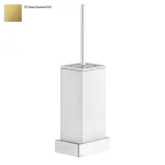 Щетка для унитаза Gessi Rettangolo, настенный, белый, Bruched Brass PVD (20819727) - Фото 1