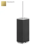 Щетка для унитаза Gessi Rettangolo, напольная, черный, Bruched Brass PVD (20844727) - Фото 1