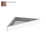 Полка для ванны/душа Gessi Rettangolo, настенная, угловая, Copper Bruched PVD (20861708) - Фото 1