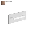 Полотенцедержатель Gessi Rettangolo, крепление на стекло, 30 см, Copper Bruched PVD (20961708) - Фото 1