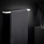 Полотенцедержатель Cosmic Black&White TOWEL RACK 7.5х2х40 см, белый матовый (2386564) - Фото 2