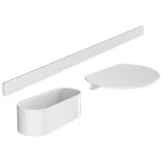 Комплект аксессуаров Hansgrohe WallStoris 3в1, Matt White (27966700) - Фото 1