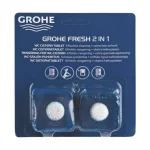 Таблетки для туалета Grohe Fresh освежающие, комплект 2 шт, синий (38882000) - Фото 1