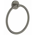 Полотенцедержатель кольцо Grohe Essentials, 18 см, темный графит (40365AL1) - Фото 1