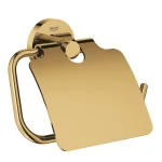 Держатель туалетной бумаги Grohe Essentials с крышкой, холодный рассвет глянец (40367GL1) - Фото 1