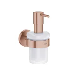 Дозатор рідкого мила GROHE Essentials, матовий мідний (40394DL1) - Фото 2