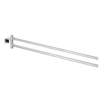Рушникотримувач Grohe Essentials Сube подвійний 439 мм, хром (40624001) - Фото 1