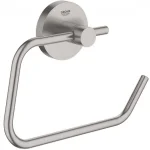 Держатель для туалетной бумаги GROHE Essentials без крышки, нержавеющая сталь (40689DC1) - Фото 1