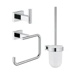 Набор аксессуаров Grohe Essentials Cube City restroom , хром (40757001) - Фото 1