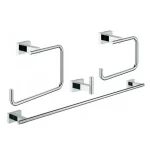 Набор аксессуаров Grohe Essentials Cube 4 в 1, хром (40778001) - Фото 1