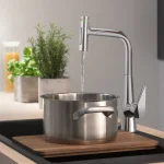 Дошка кухонна Hansgrohe F15, горіх (40960000) - Фото 2