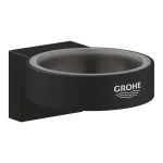 Держатель для стакана и мыльницы Grohe Selection, черный матовый (41217KF0) - Фото 1