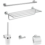 Набор аксессуаров 5 в 1, Hansgrohe Logis Universal, хром (41728000) - Фото 1