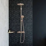 Полочка угловая Hansgrohe AddStoris 14,8х14,8x30,5 см, Brushed Bronze (41741140) - Фото 2