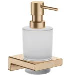 Дозатор жидкого мыла Hansgrohe AddStoris подвесной, Brushed Bronze (41745140) - Фото 1