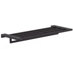 Полочка для полотенец с держателем  Hansgrohe AddStoris, Matt Black (41751670) - Фото 1