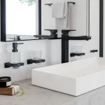 Гачок подвійний Hansgrohe AddStoris 3,6х1,6x6,6 см, Brushed Black (41755340) - Фото 2