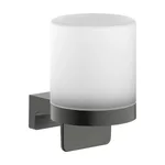 Дозатор рідкого мила Hansgrohe AddStoris S, підвісний, Brushed Black Chrome/скло (41765340) - Фото 1