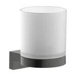 Склянка підвісна Hansgrohe AddStoris S, Brushed Black Chrome/скло (41769340) - Фото 1