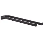 Полотенцедержатель Hansgrohe AddStoris 44,5 см, двойной, Matt Black (41770670) - Фото 1