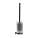 Щітка для унітазу Hansgrohe AddStoris S, підвісна, Brushed Black Chrome/скло (41782340) - Фото 1