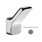 Крючок настенный AXOR Urquiola, brushed black chrome (42401340) - Фото 1