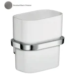 Стакан для зубных щеток AXOR Urquiola, brushed black chrome (42434340) - Фото 1