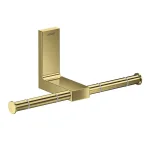 Тримач туалетного паперу Axor Universal Rectangular, подвійний, Polished Gold Optic (42657990) - Фото 1