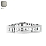 Полочка настенная угловая, Gessi Finox Brushed Nickel (59561-149) - Фото 1